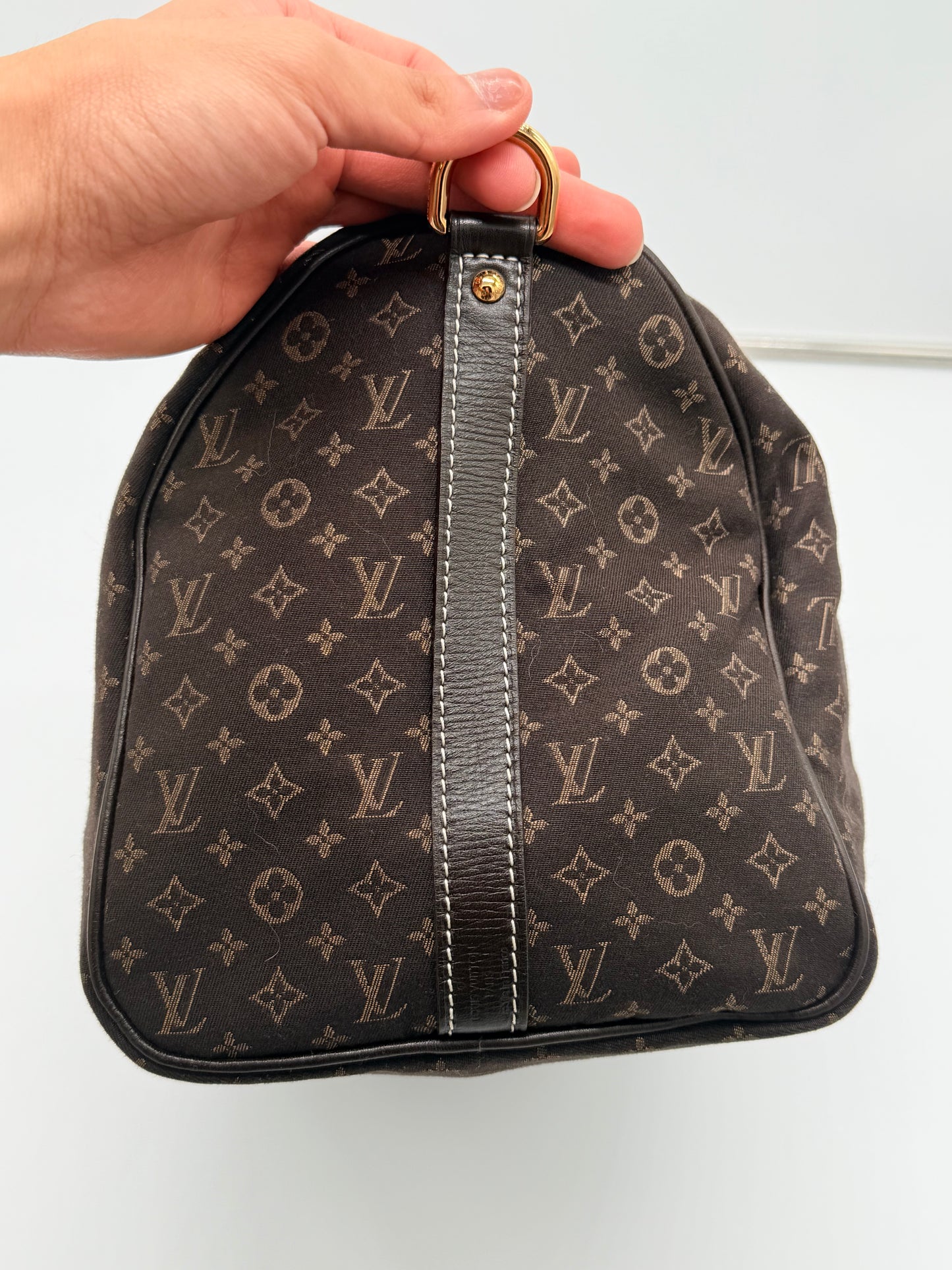 Louis Vuitton Mini Lin Speedy 30 Bandouliere