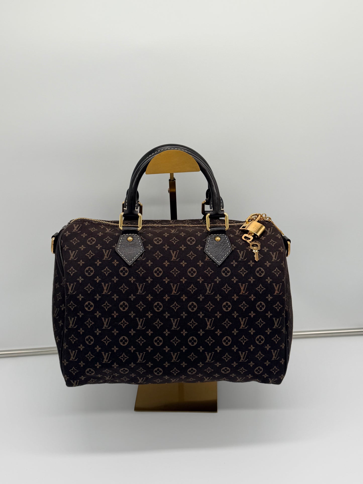 Louis Vuitton Mini Lin Speedy 30 Bandouliere