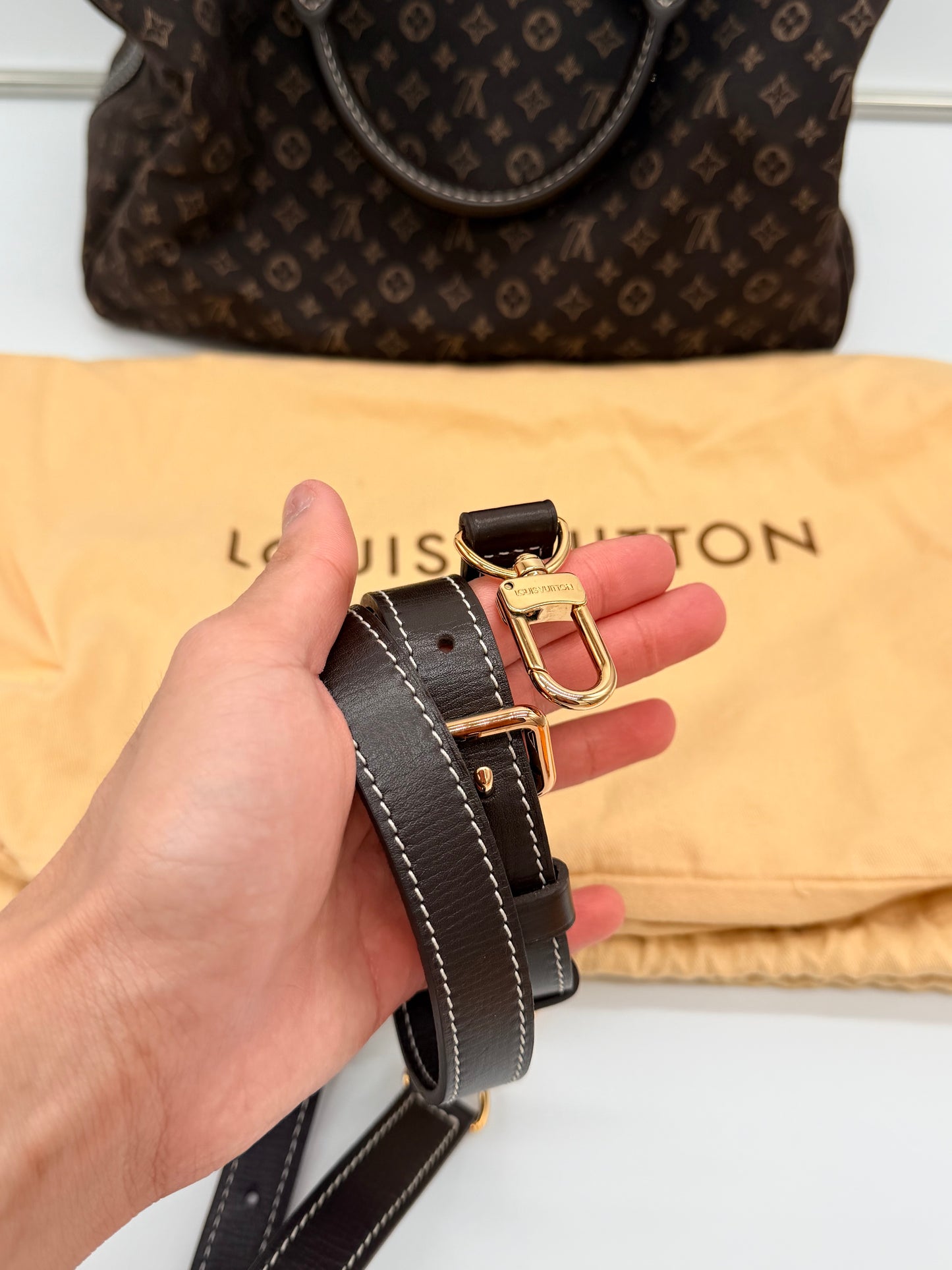 Louis Vuitton Mini Lin Speedy 30 Bandouliere