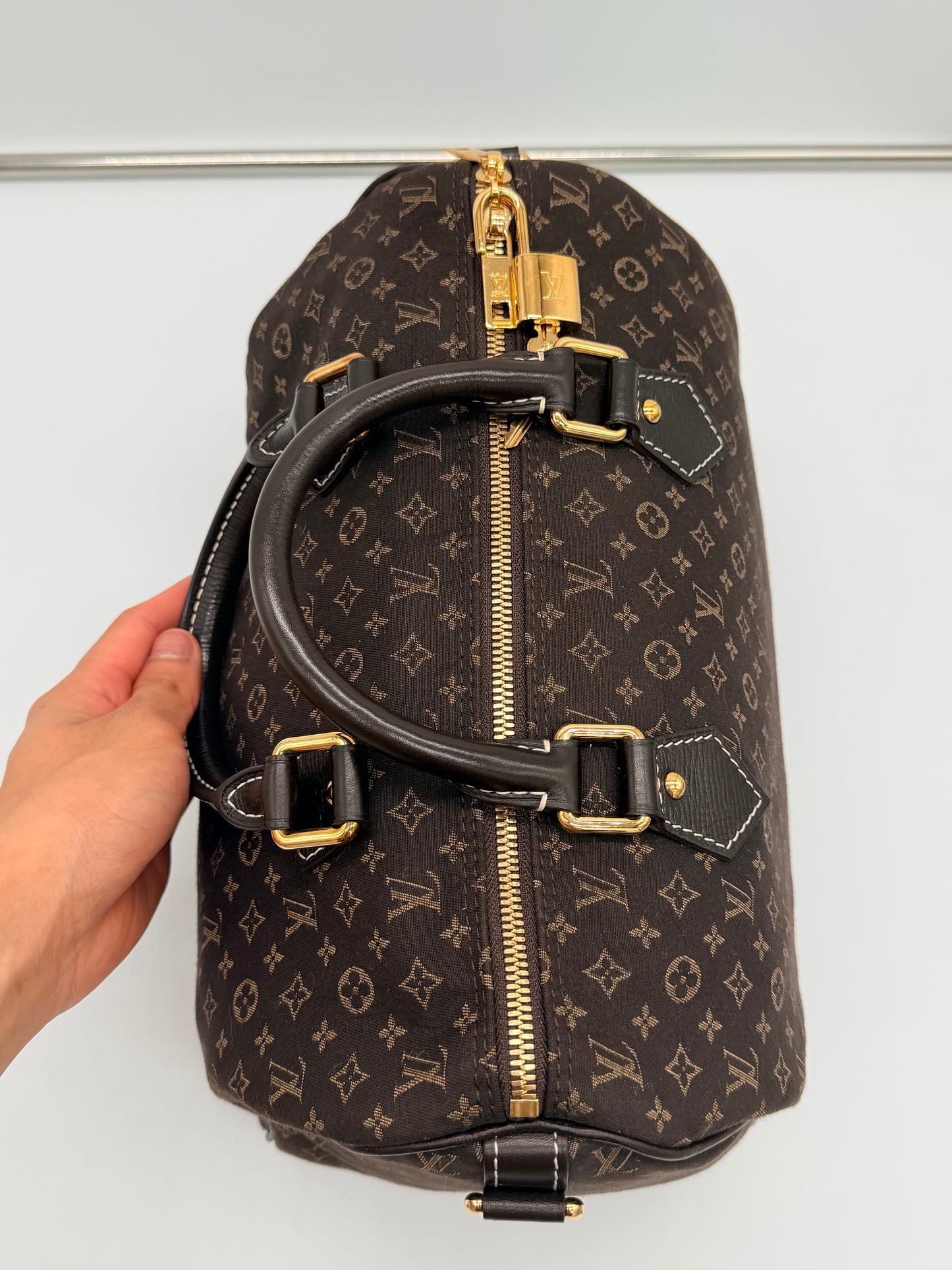 Louis Vuitton Mini Lin Speedy 30 Bandouliere