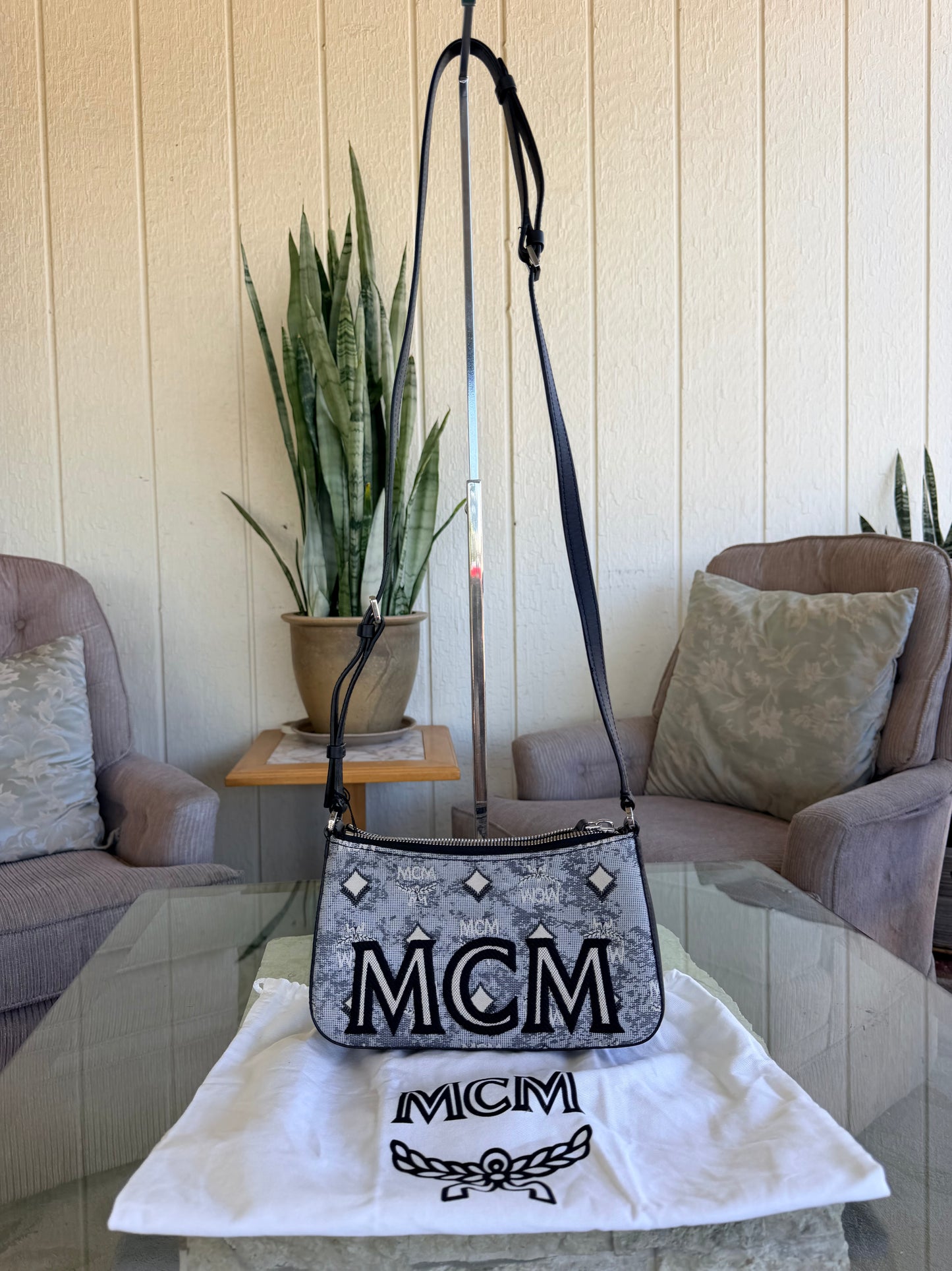 MCM Mini Aren Shoulder Bag