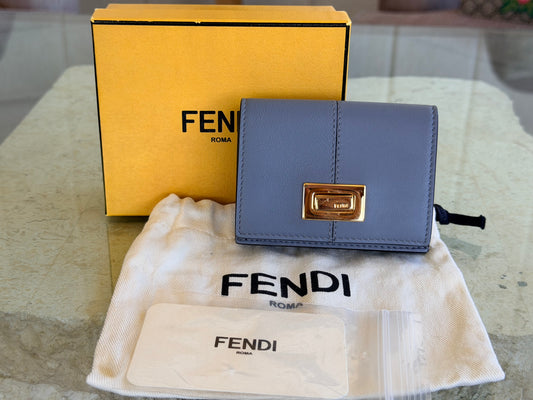 Fendi Peekaboo Micro Trifold Wallet