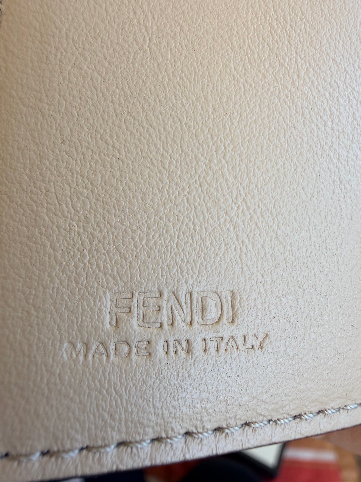 Fendi Peekaboo Micro Trifold Wallet