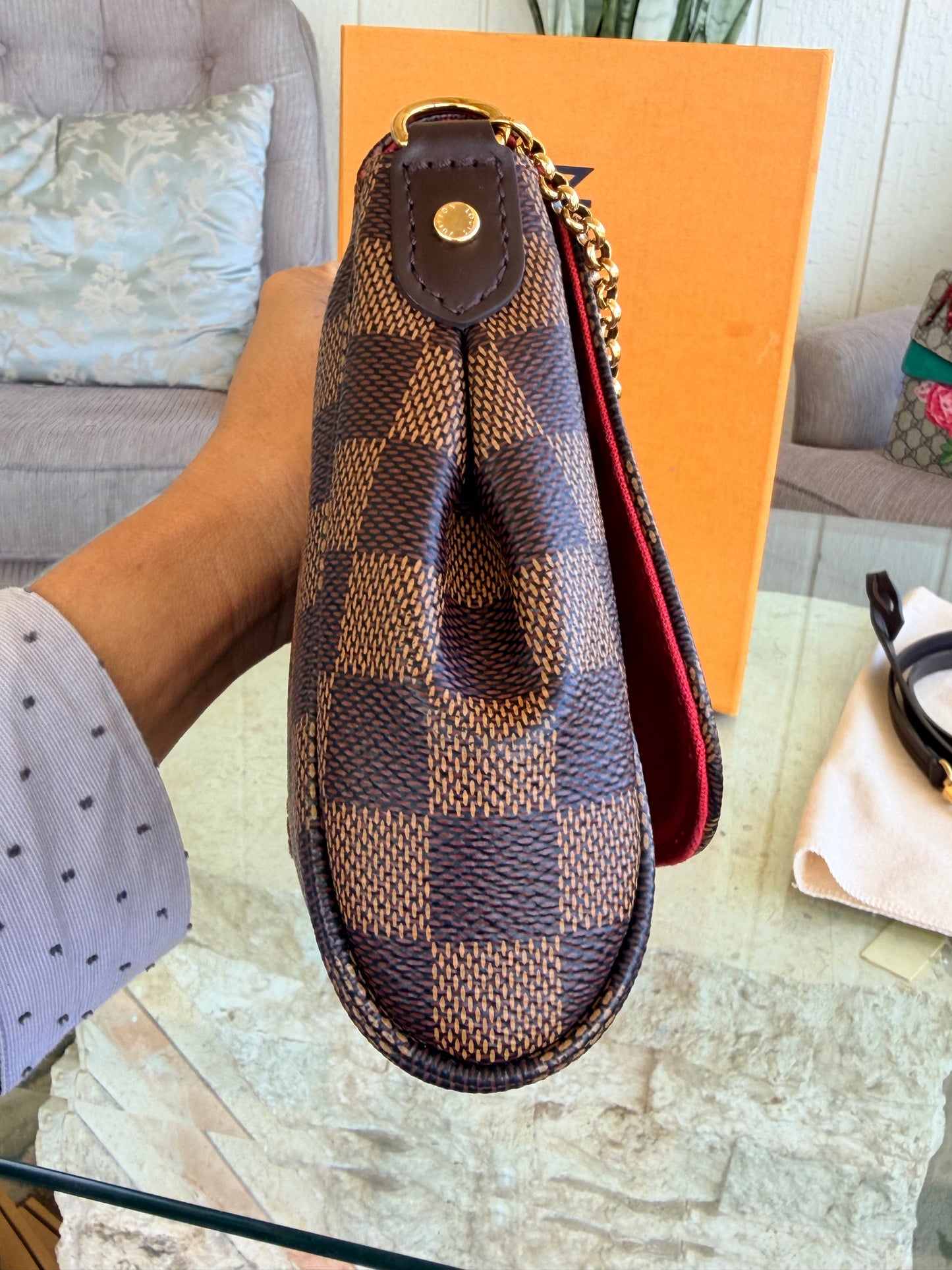 Louis Vuitton Damier Ebene Favorite MM
