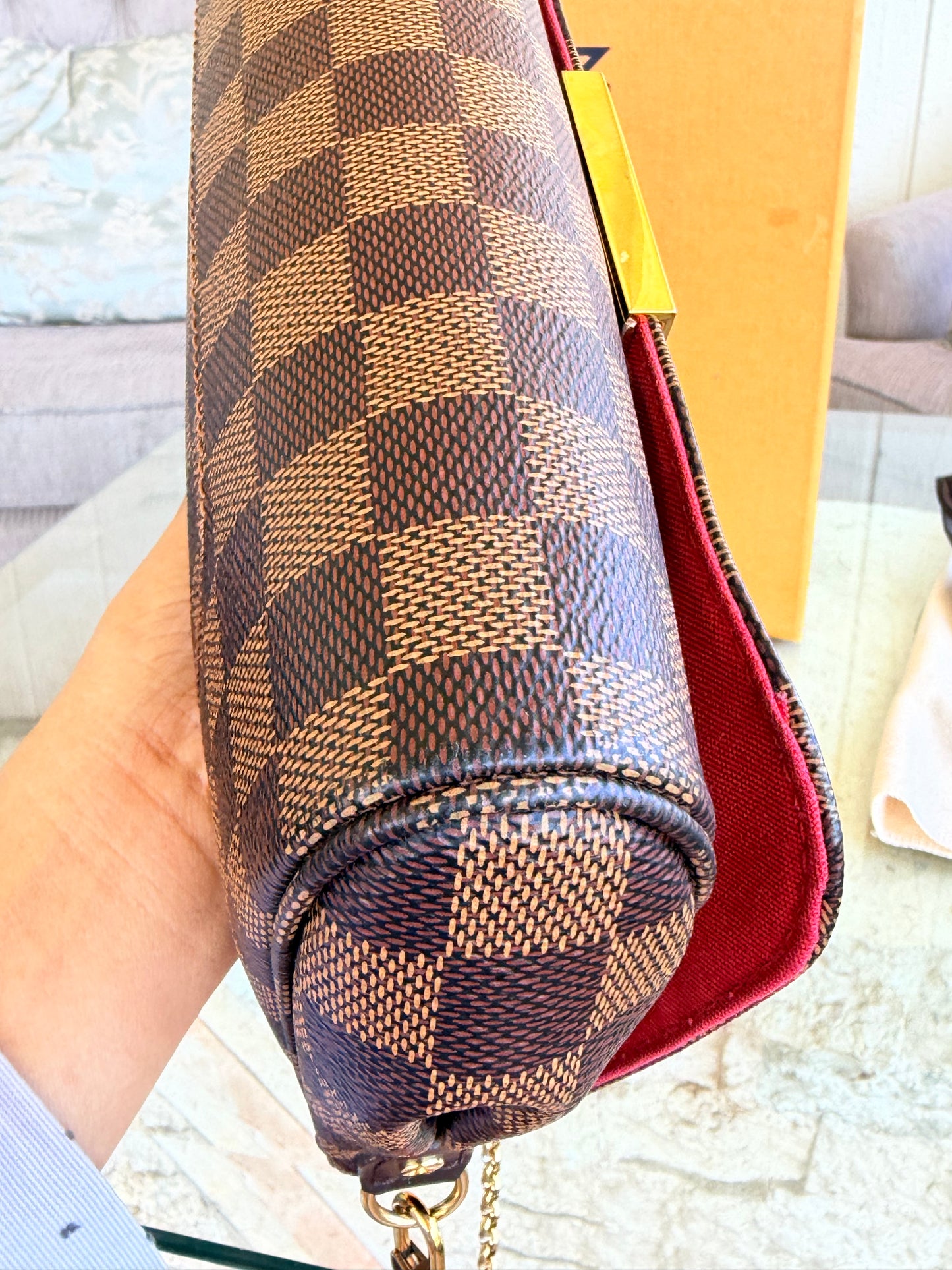 Louis Vuitton Damier Ebene Favorite MM
