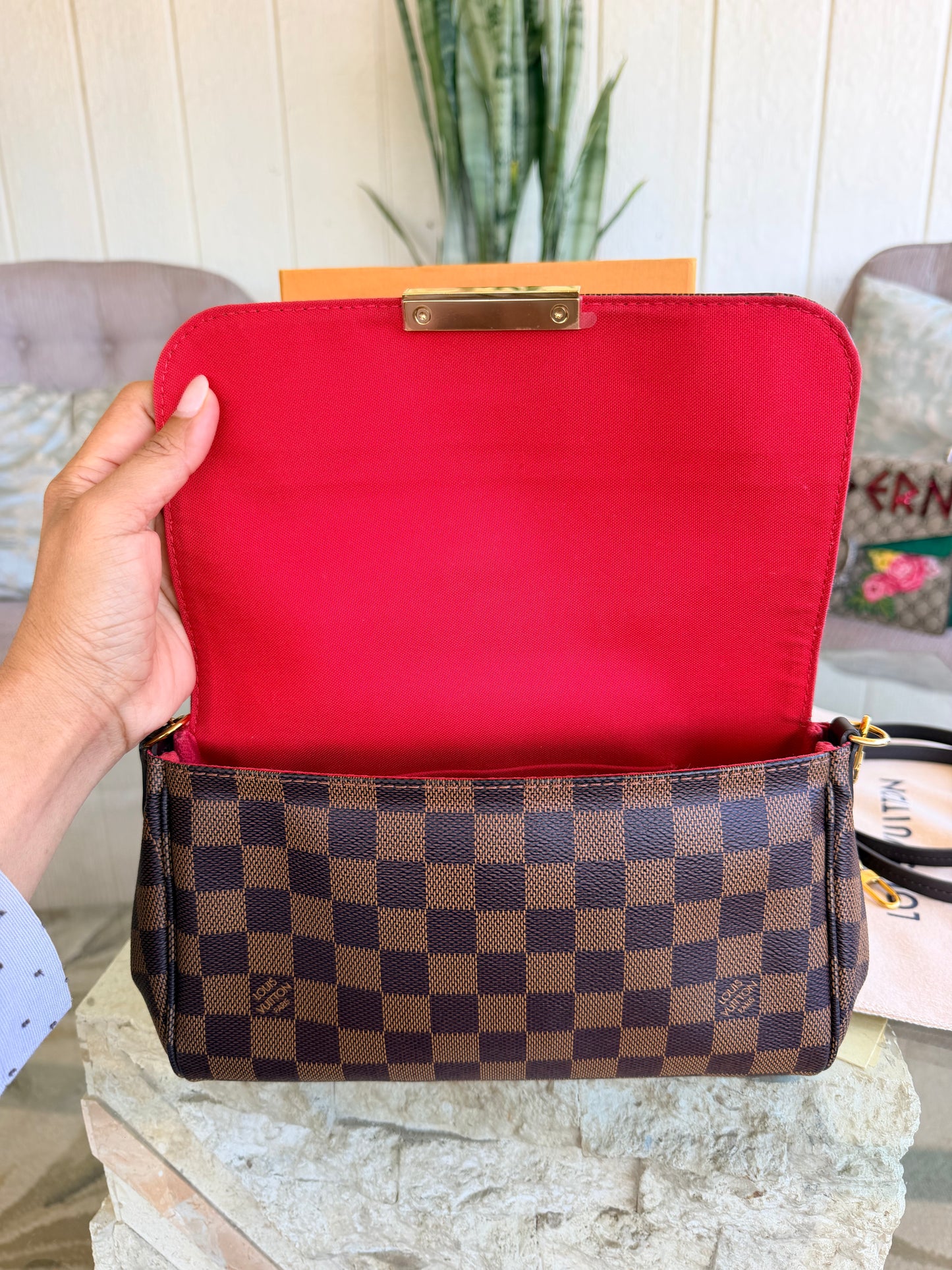 Louis Vuitton Damier Ebene Favorite MM