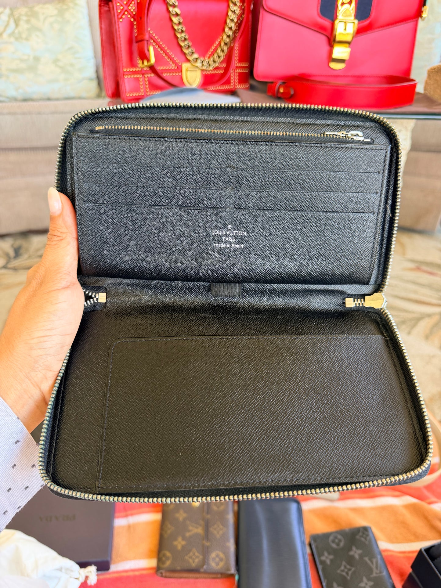 Louis Vuitton Damier Graphite Canvas Zippy Organizer