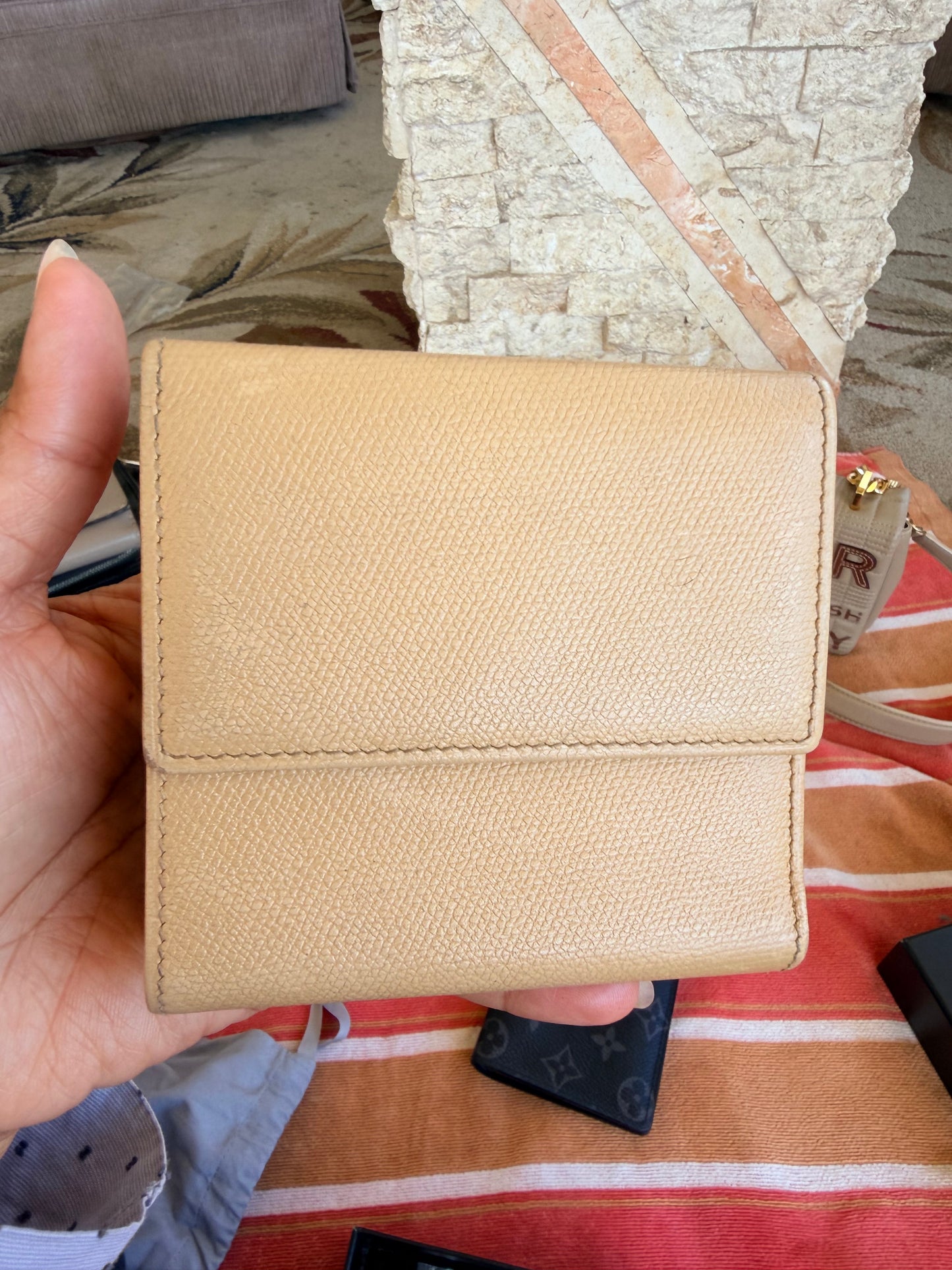 Chanel Beige Caviar Leather