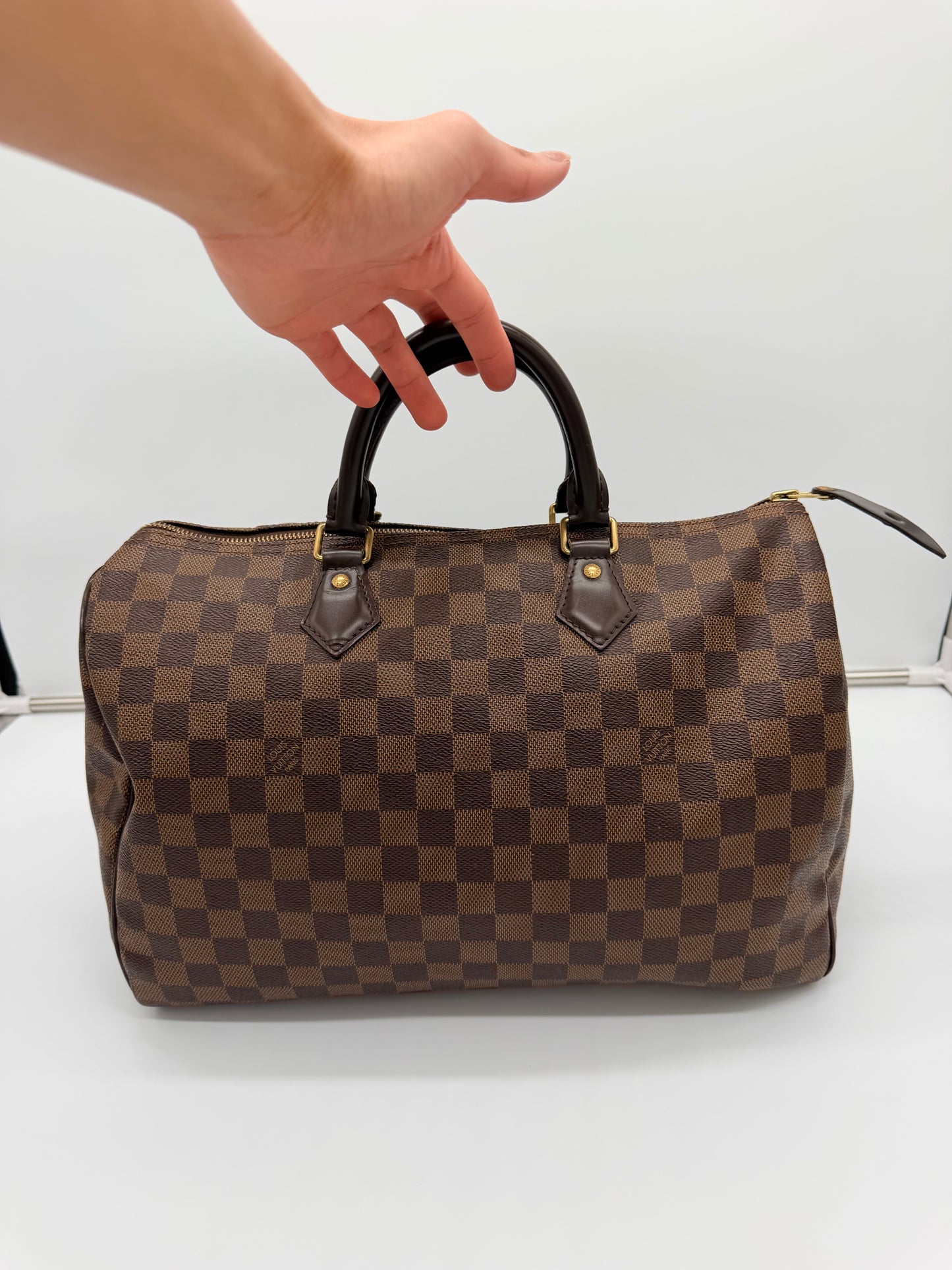 Louis Vuitton Speedy 35 in Damier Ebene