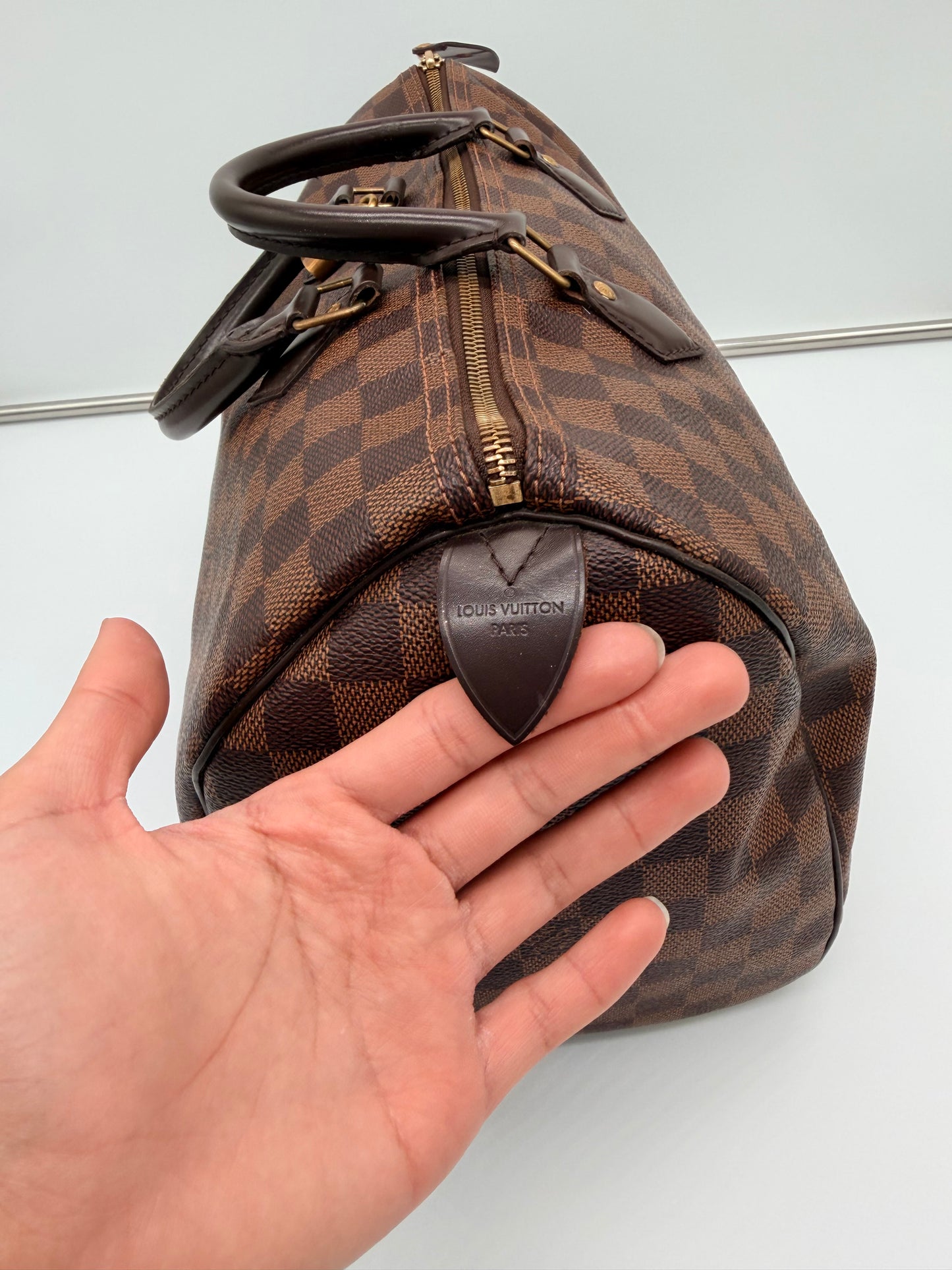 Louis Vuitton Speedy 35 in Damier Ebene
