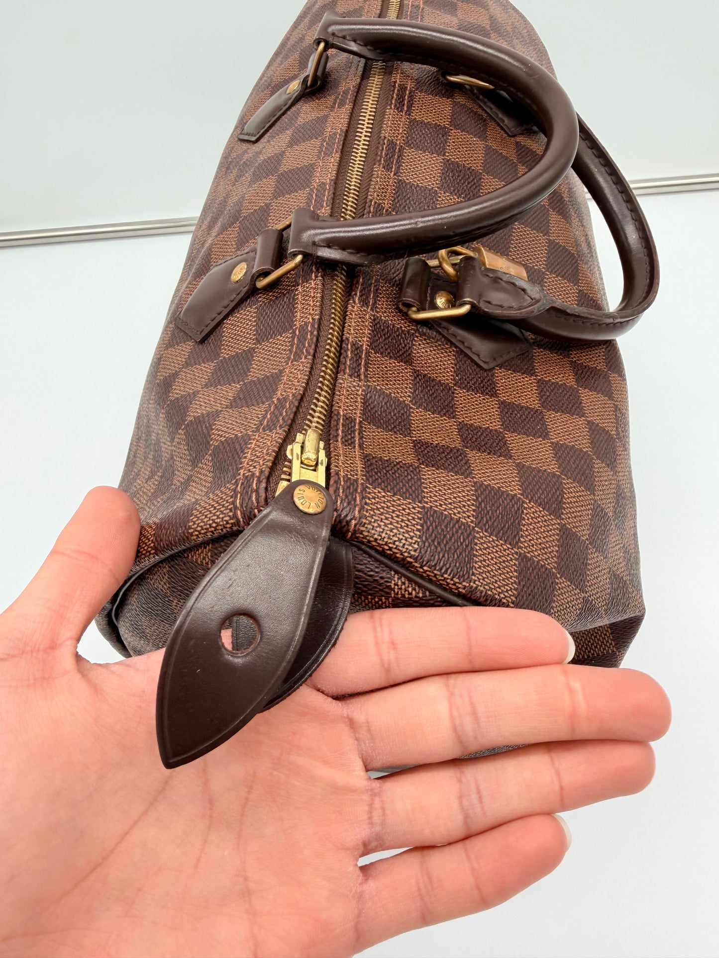 Louis Vuitton Speedy 35 in Damier Ebene