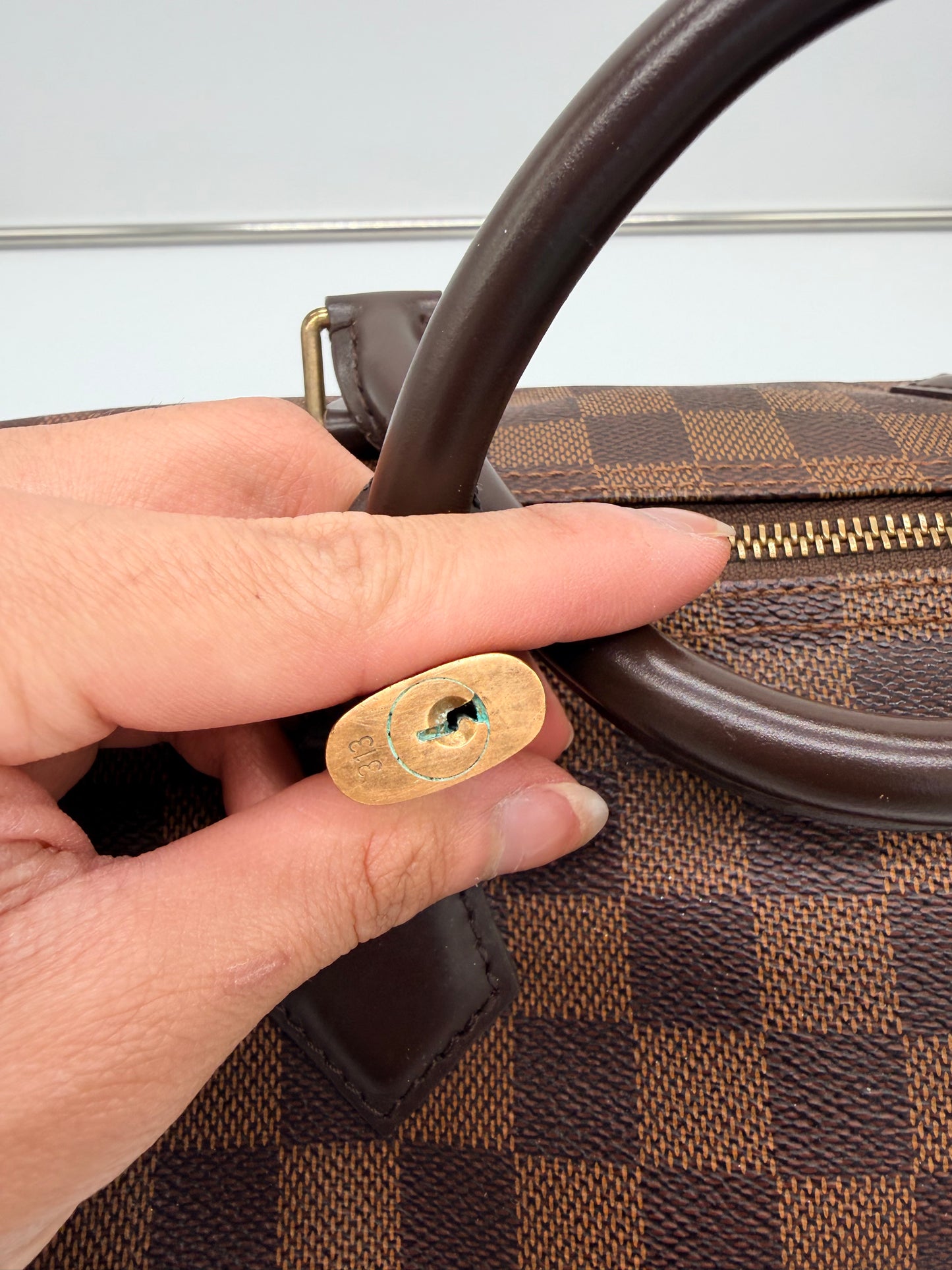 Louis Vuitton Speedy 35 in Damier Ebene