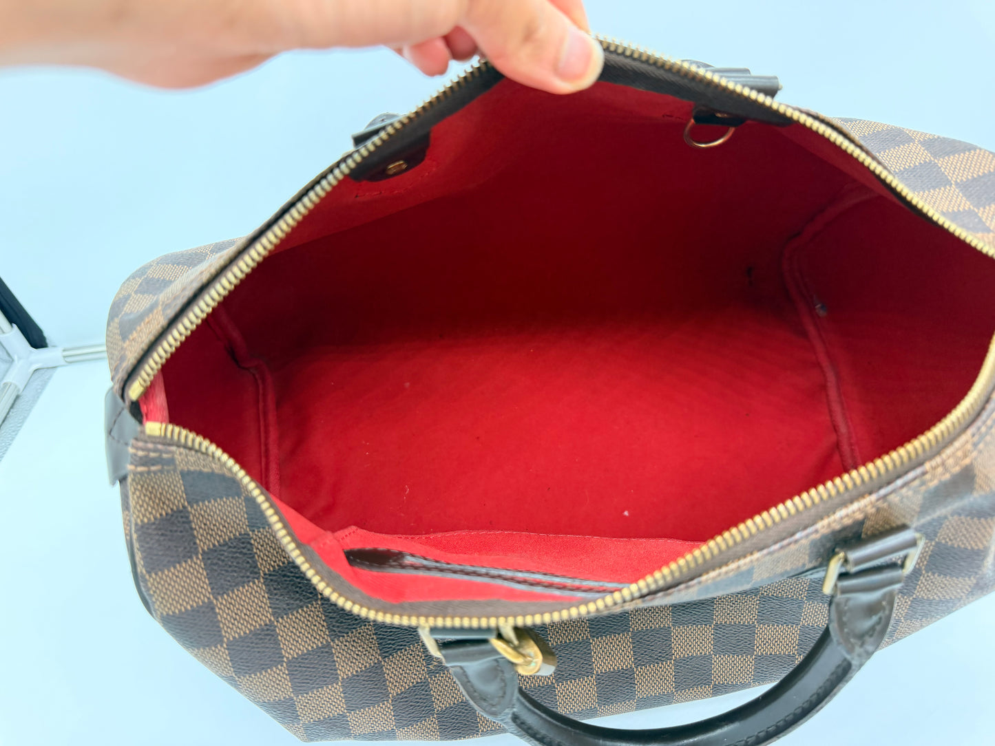 Louis Vuitton Speedy 35 in Damier Ebene