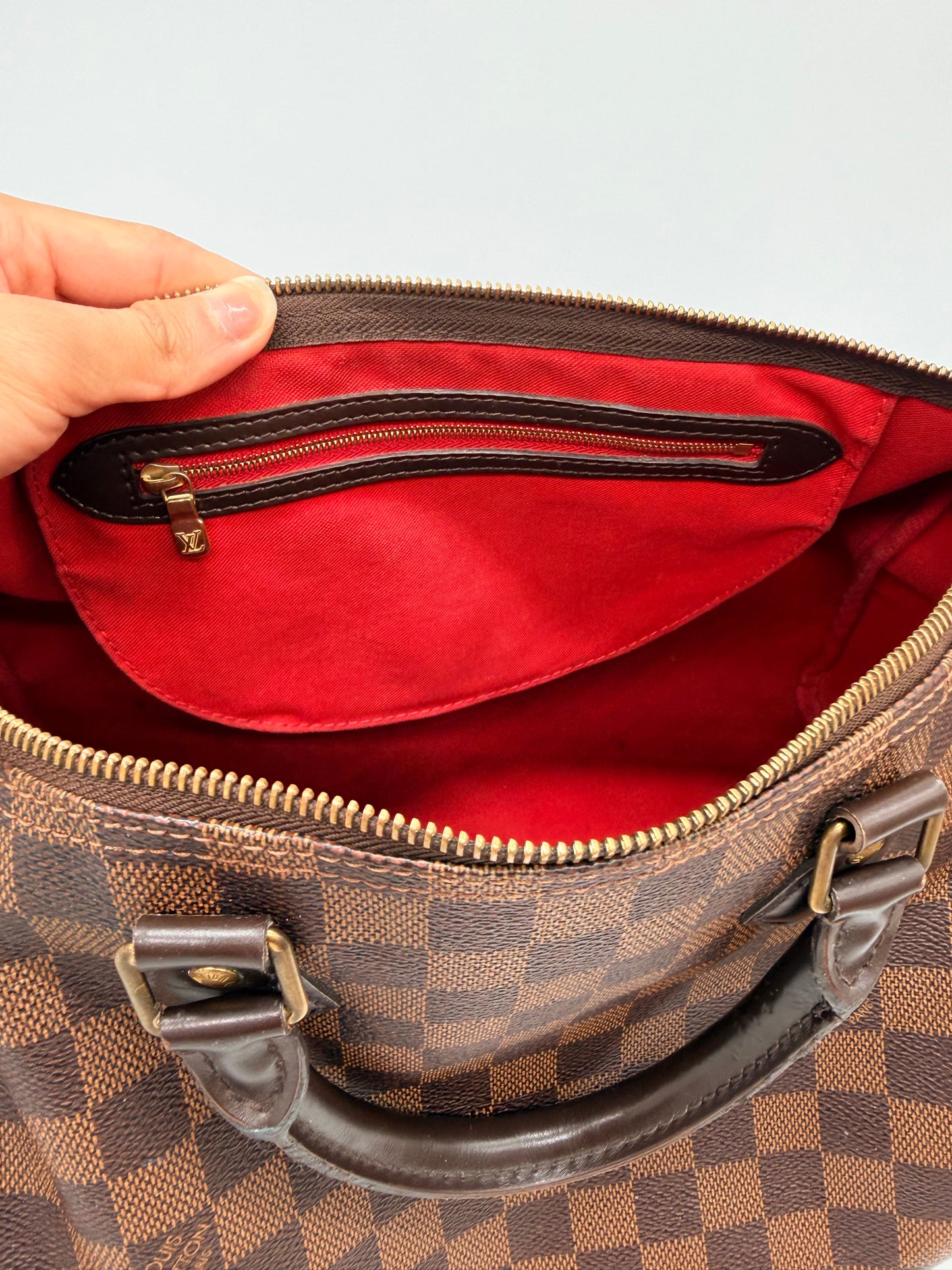 Louis Vuitton Speedy 35 in Damier Ebene