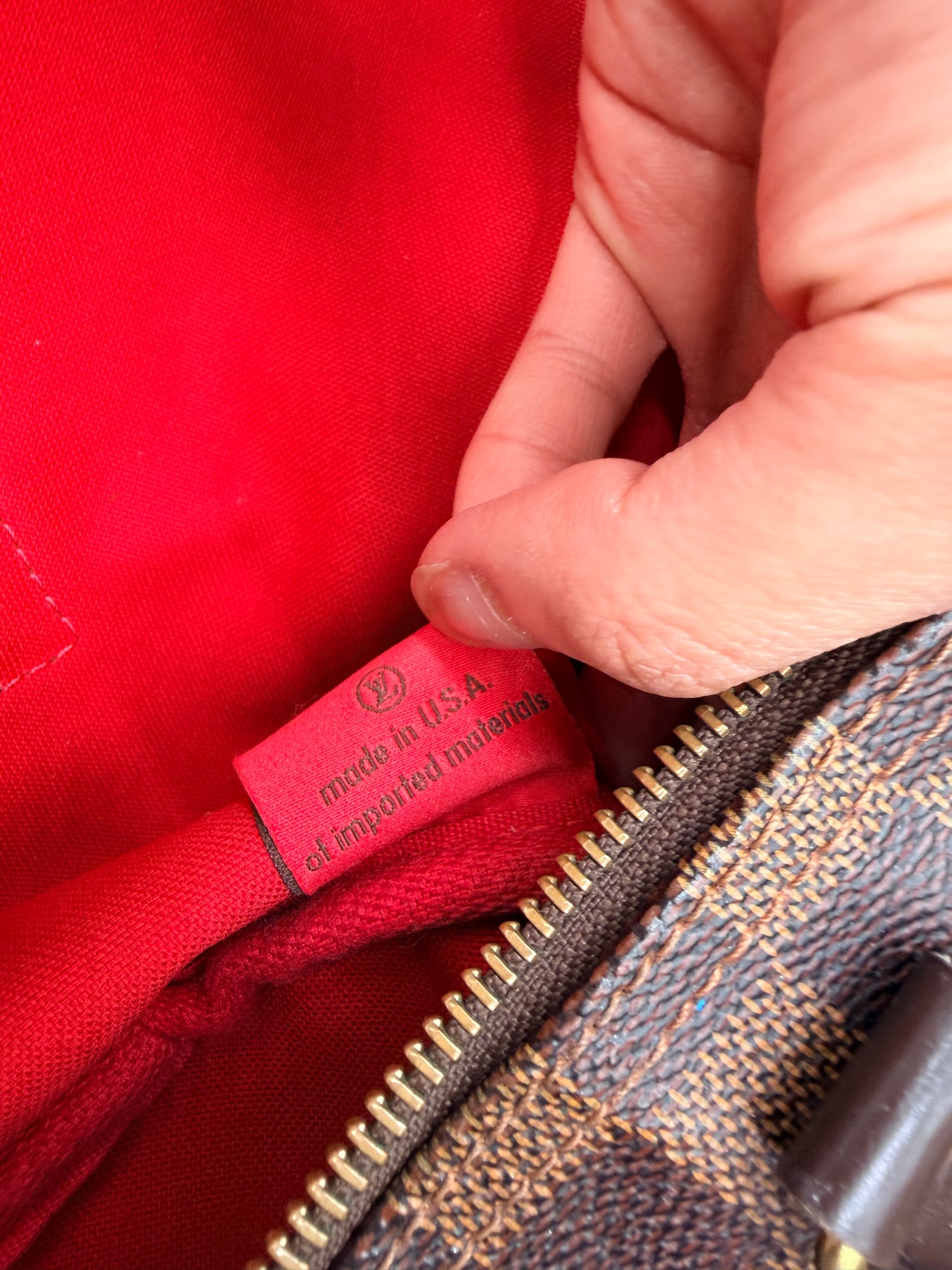 Louis Vuitton Speedy 35 in Damier Ebene