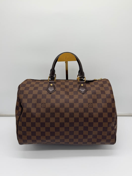 Louis Vuitton Speedy 35 in Damier Ebene