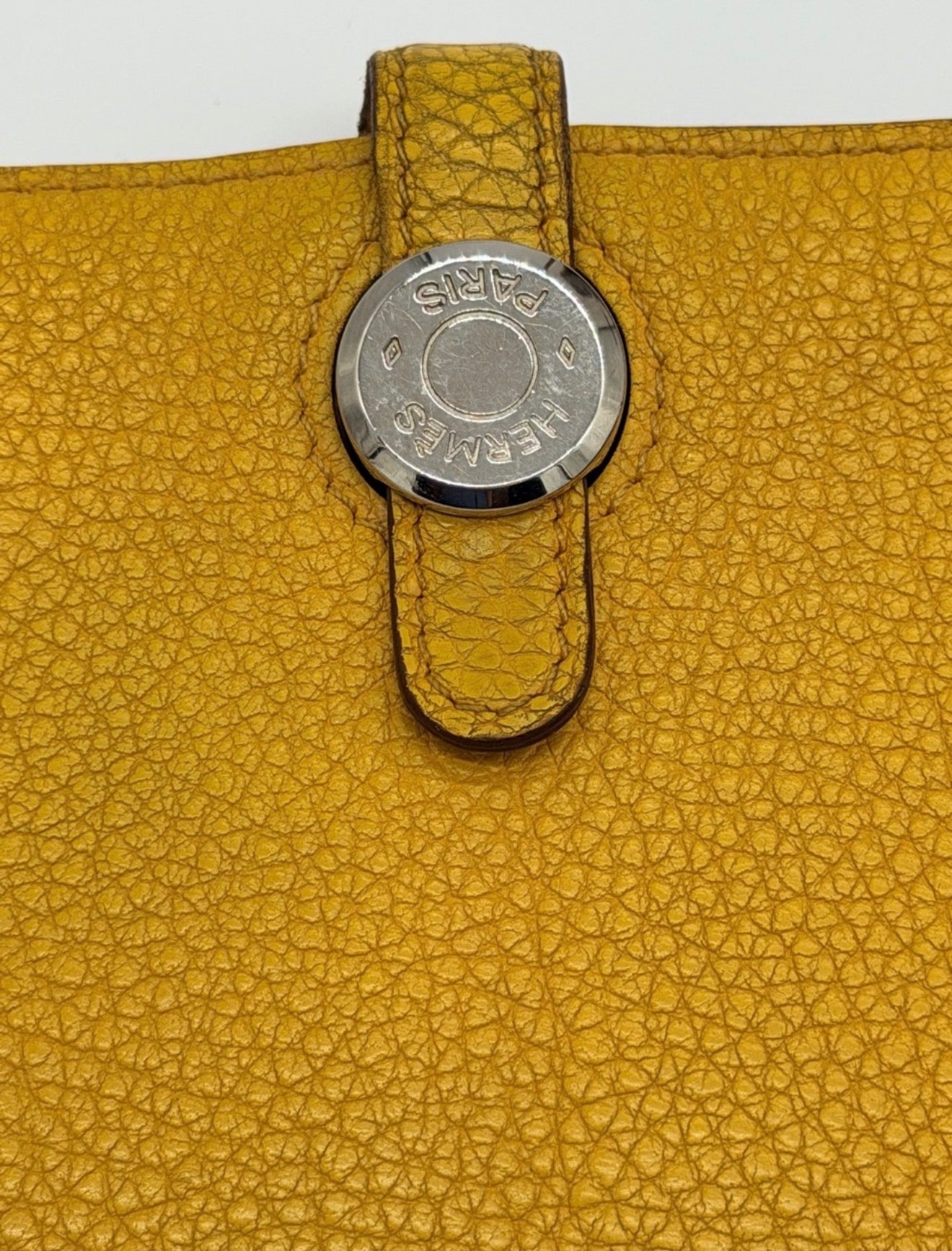 Hermes Dugon Yellow Wallet