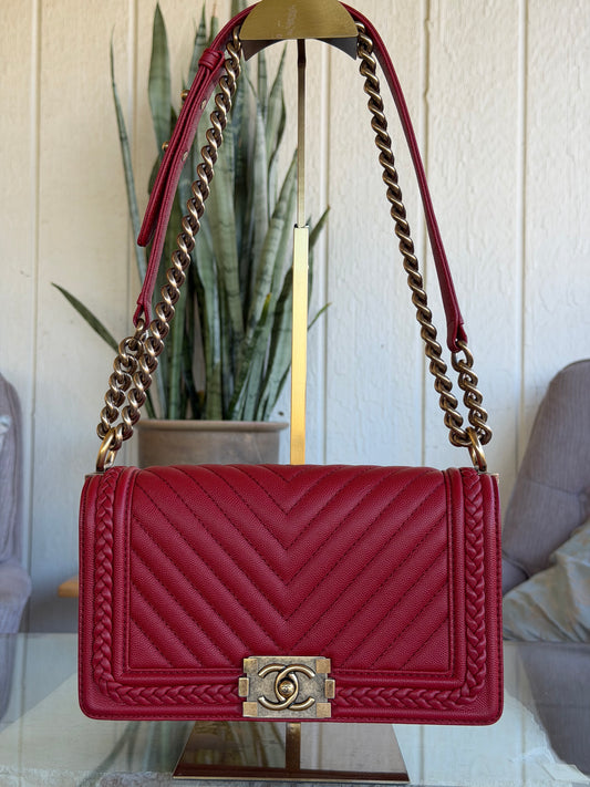 Chanel Chevron Caviar Braided Limited Edition