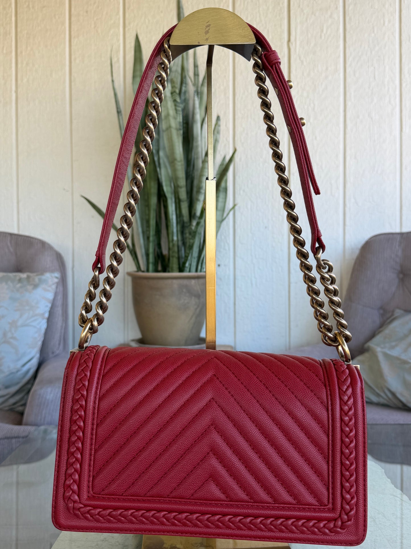 Chanel Chevron Caviar Braided Limited Edition