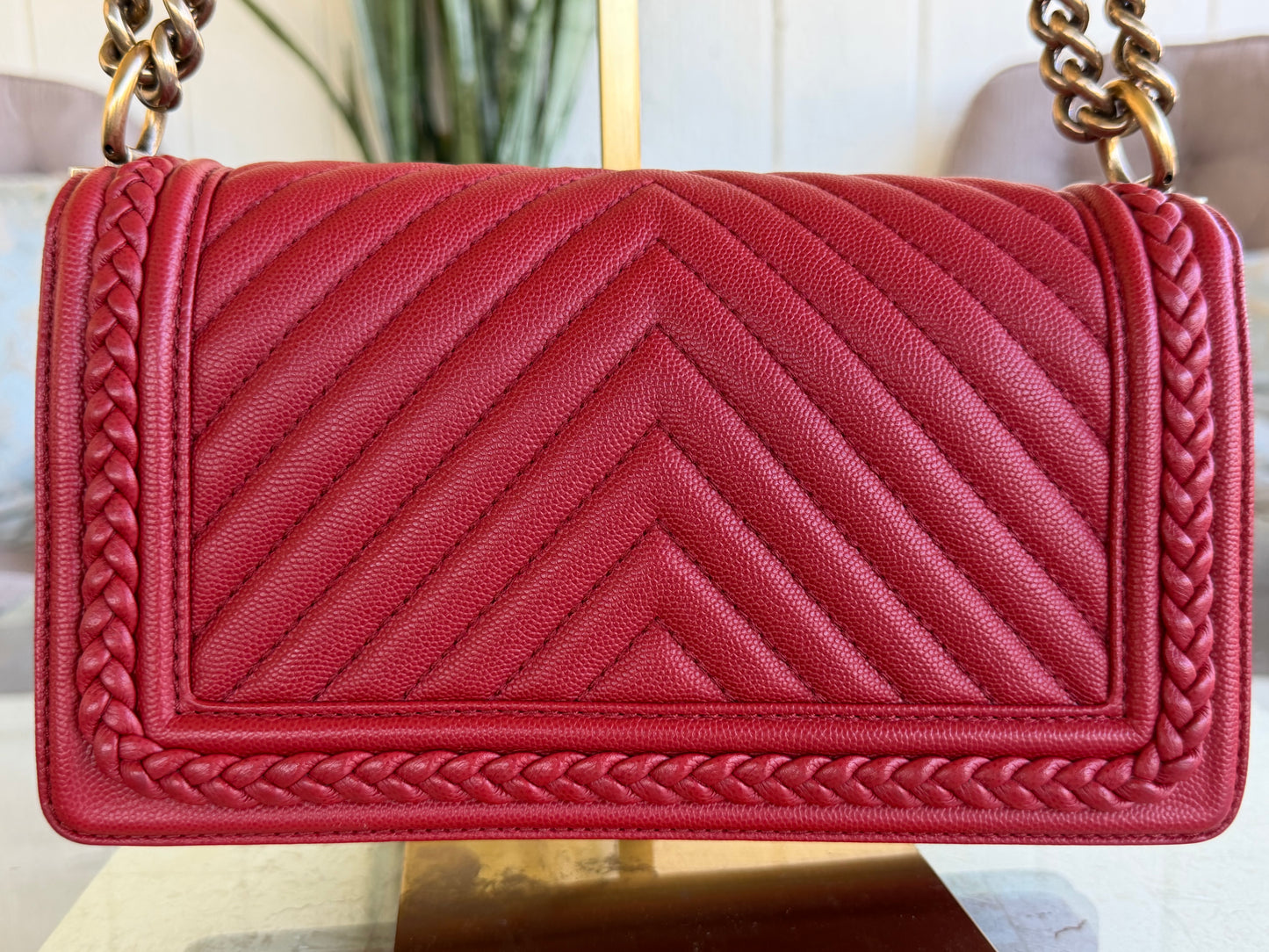 Chanel Chevron Caviar Braided Limited Edition