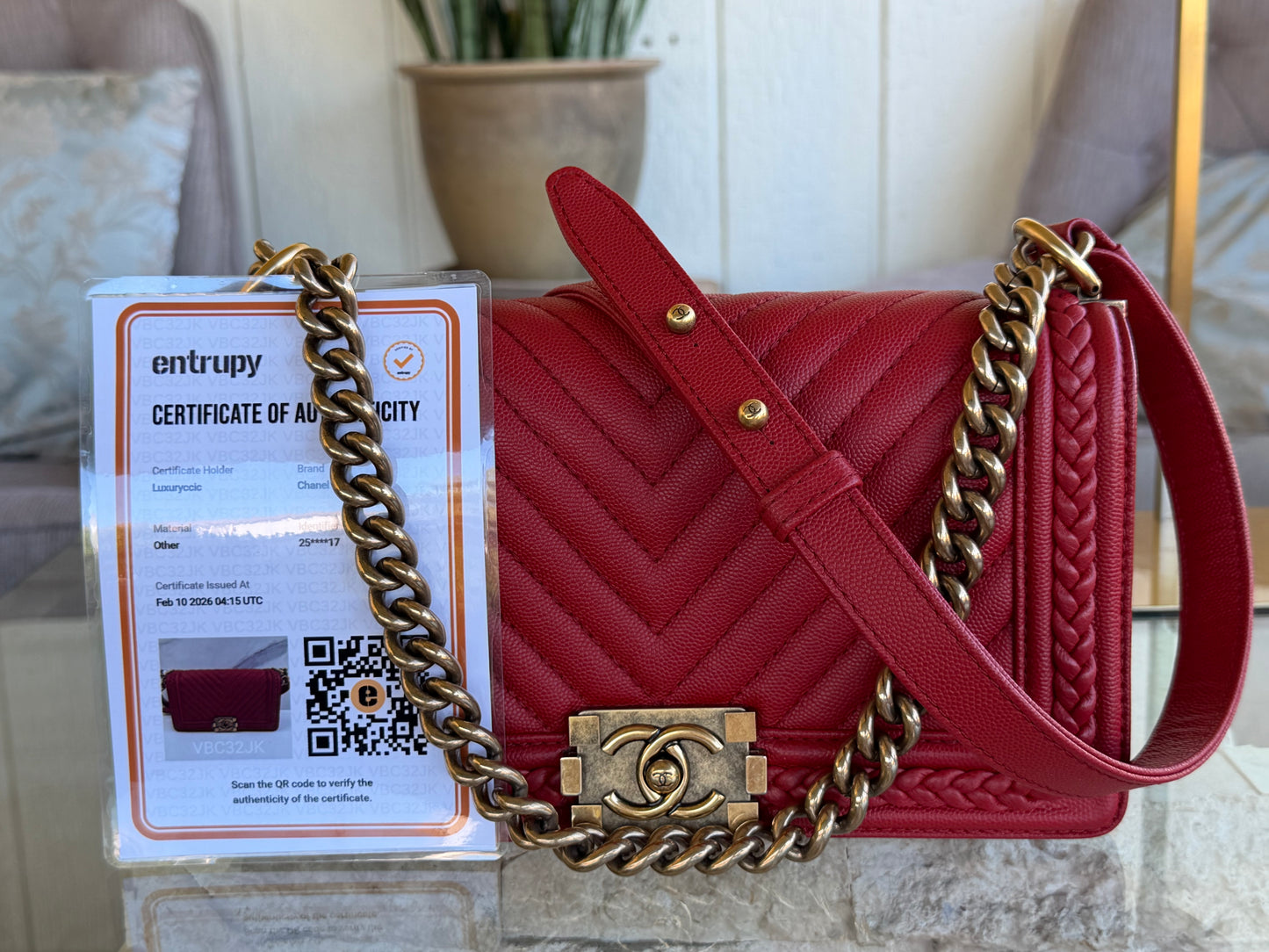 Chanel Chevron Caviar Braided Limited Edition