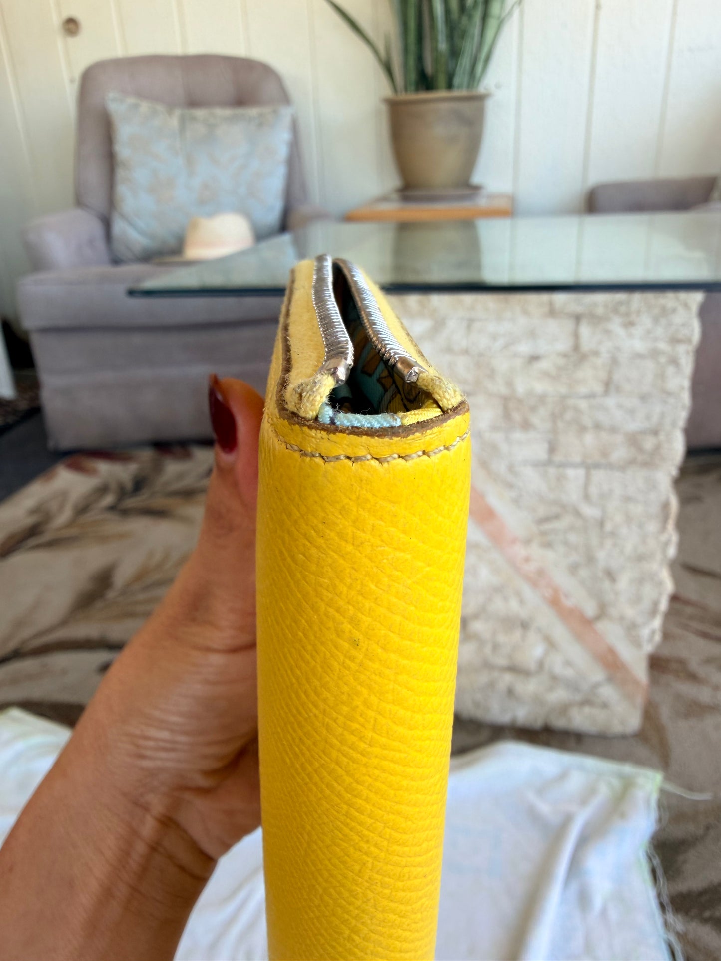Hermes Azap Silk'In Classique Long Wallet