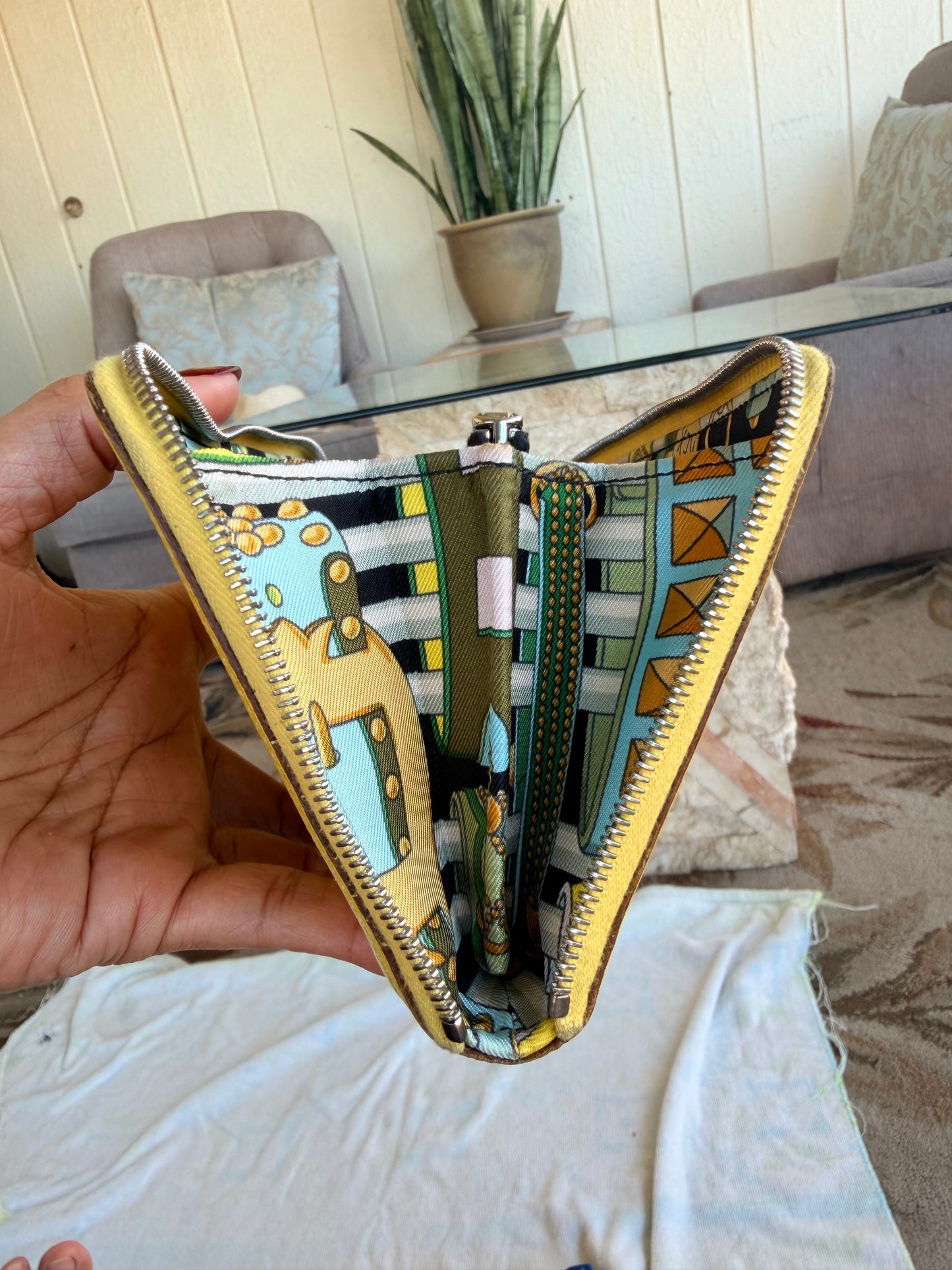 Hermes Azap Silk'In Classique Long Wallet