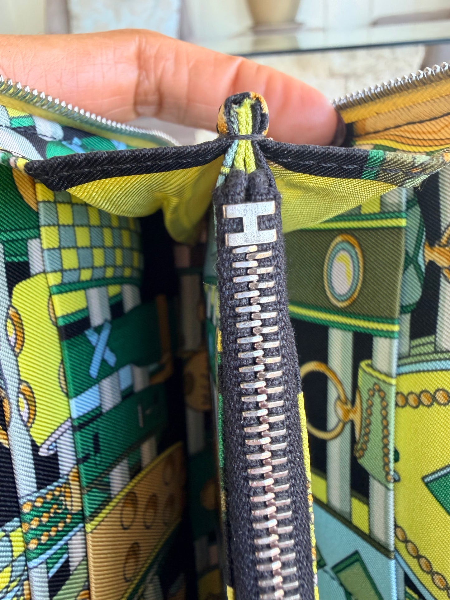 Hermes Azap Silk'In Classique Long Wallet