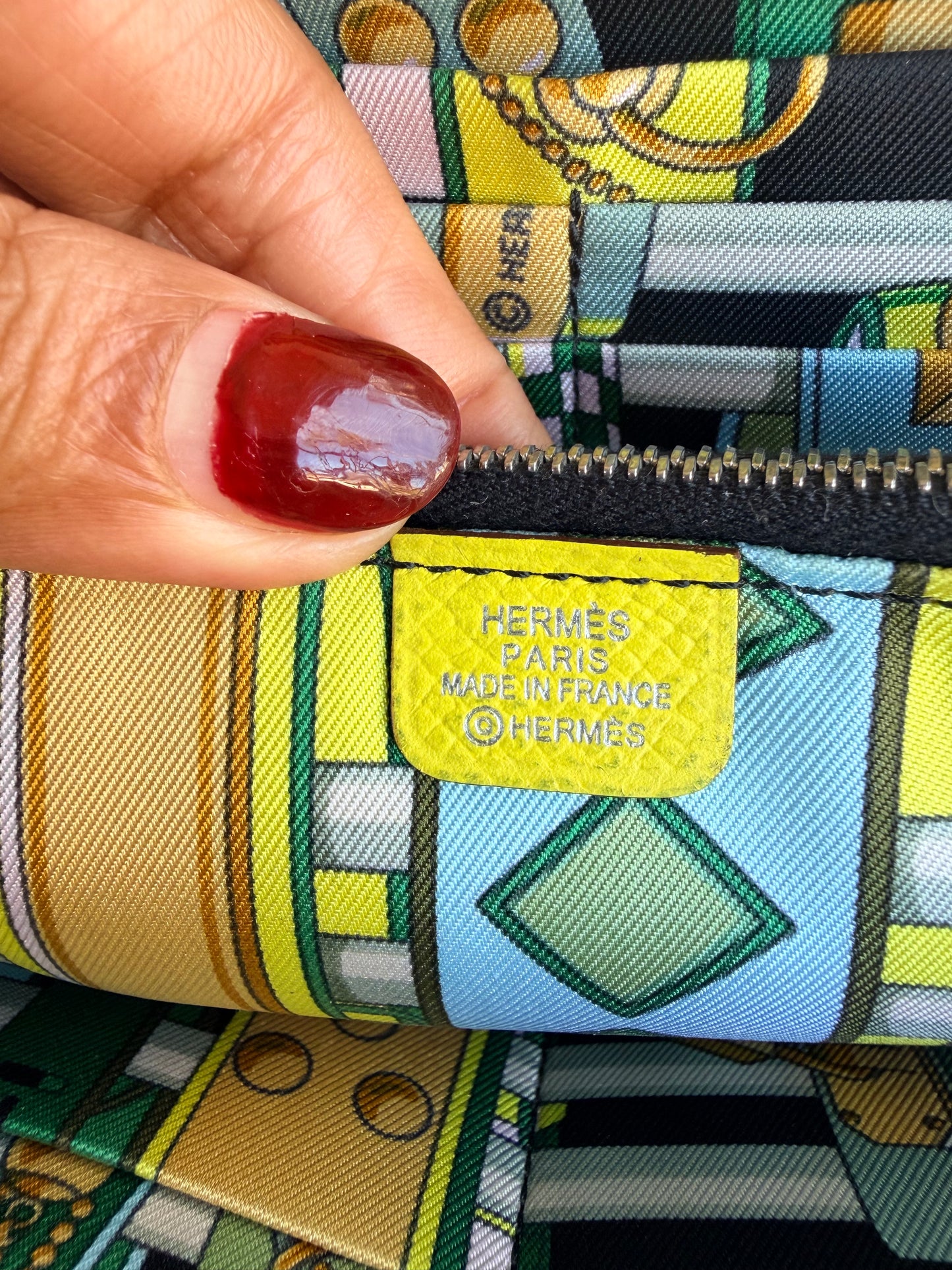 Hermes Azap Silk'In Classique Long Wallet